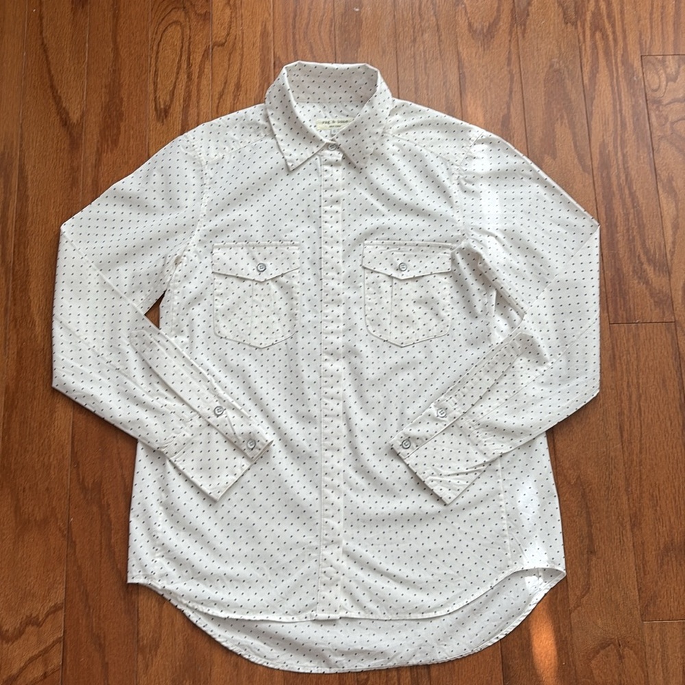 Rag & Bone star print button down shirt